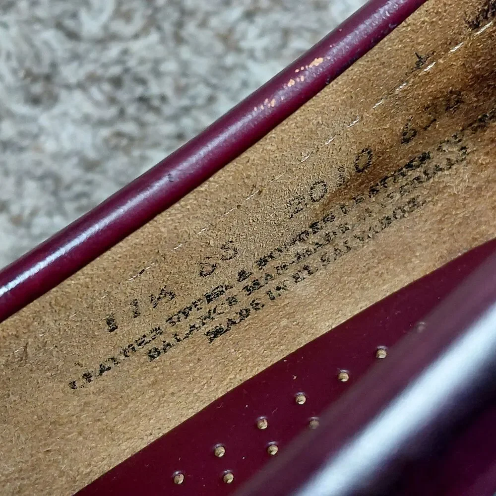 G.H. Bass & Co. Weejuns Burgundy Leather Penny Loafers Men's 11.5 EE Shoes